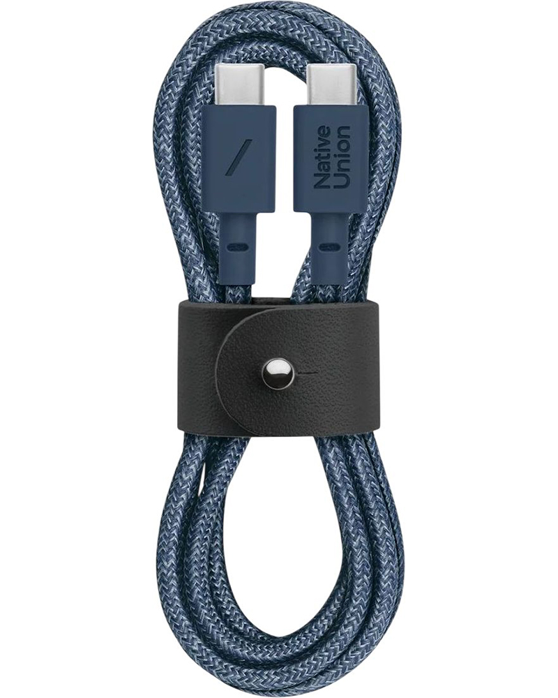 Кабель Native Union Belt USB-C to USB-C Navy 1.2 м (BELT-C-NAV-2-NP)