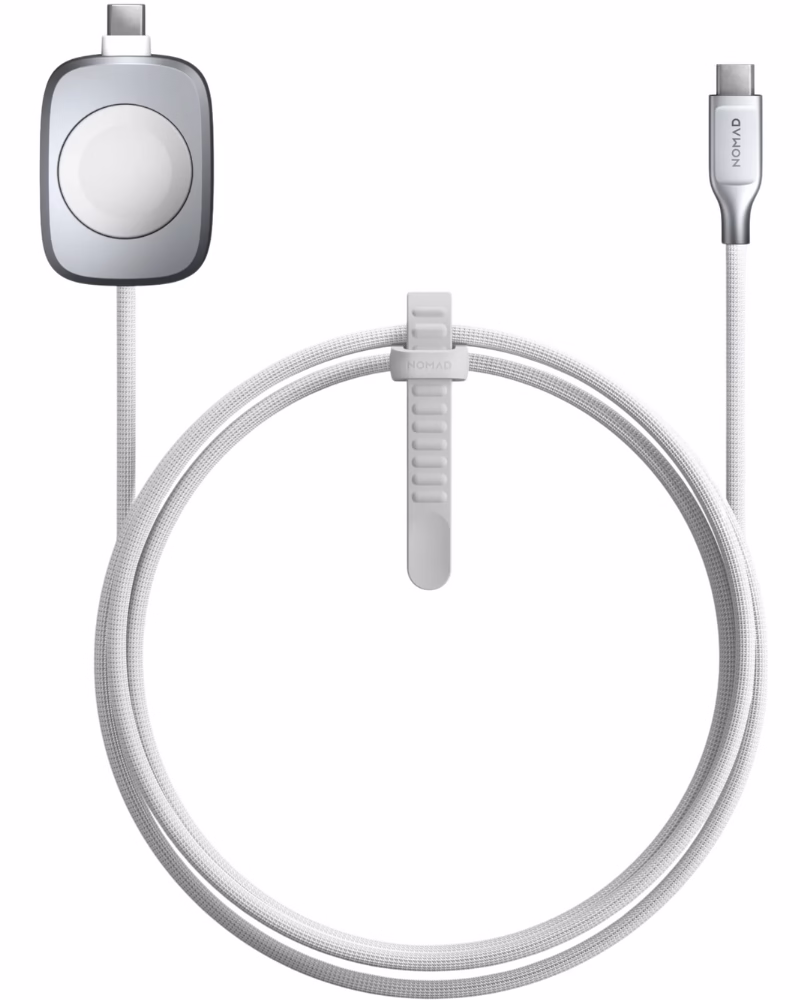 Кабель Nomad USB-C Kevlar Universal White для Apple Watch 1.5 м