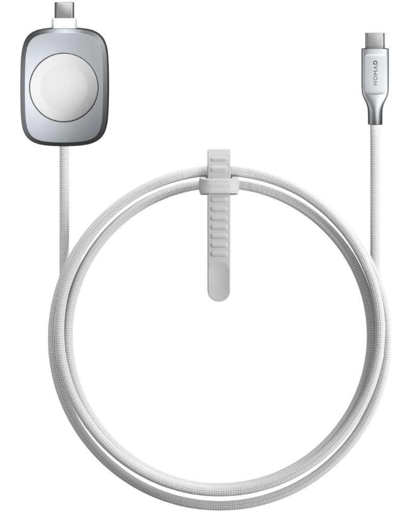 Кабель Nomad USB-C Kevlar Universal White для Apple Watch 1.5 м