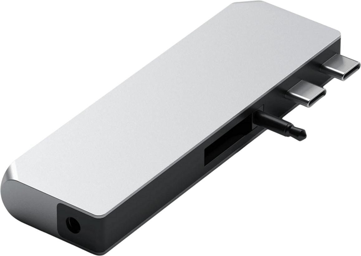 Хаб Satechi Aluminum USB-C Pro Hub Mini Adapter Silver