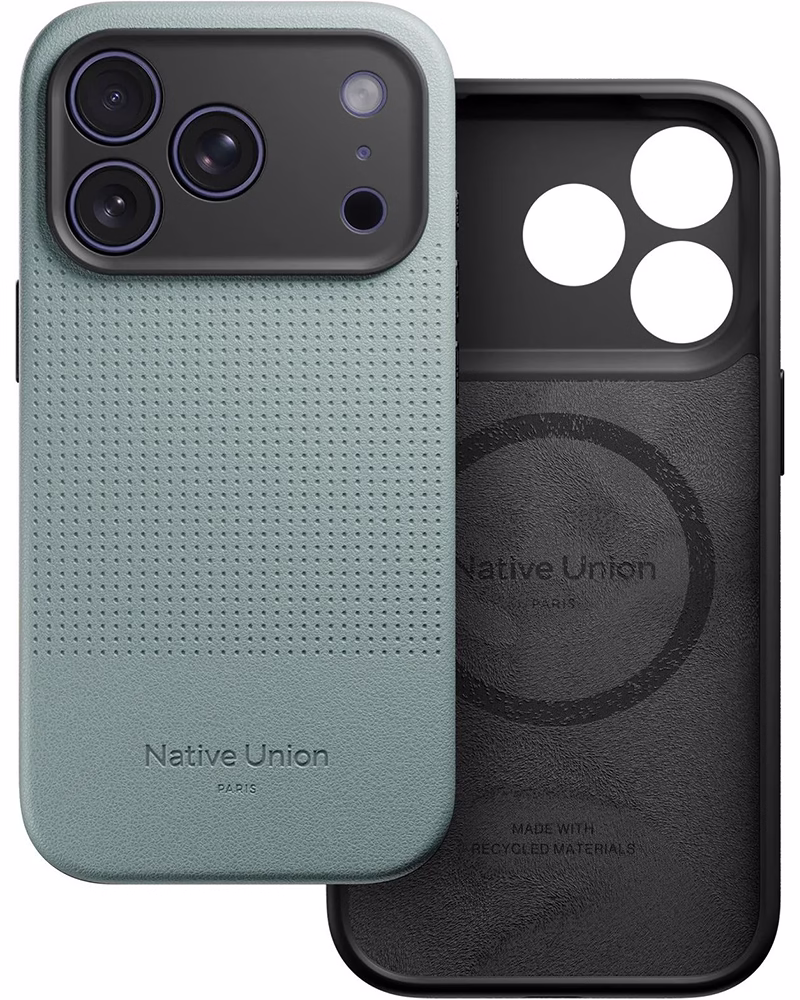 sliding Чехол Native Union Active для iPhone 17 Pro Slate Green