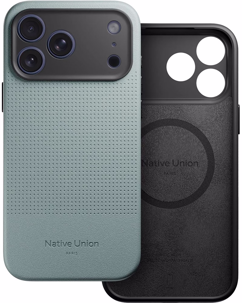 sliding Чехол Native Union Active для iPhone 17 Pro Max Slate Green