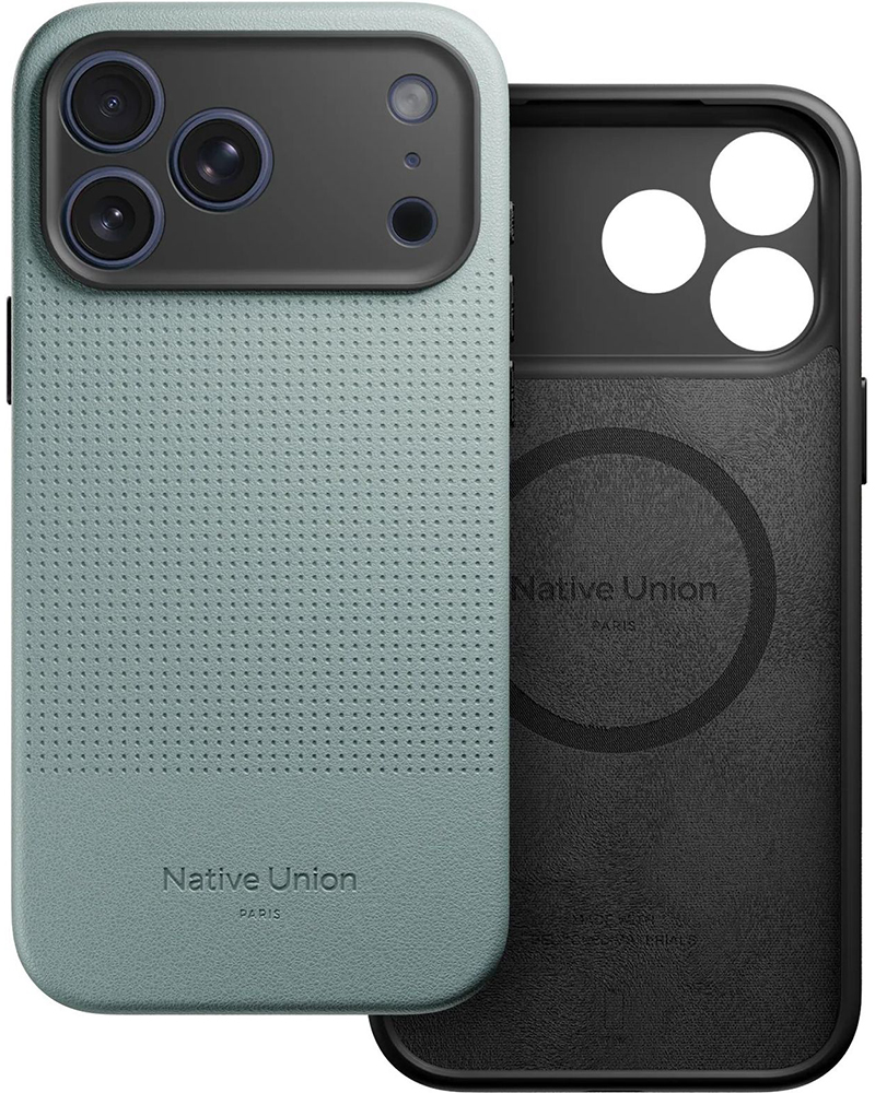 Чехол Native Union Active для iPhone 17 Pro Max Slate Green