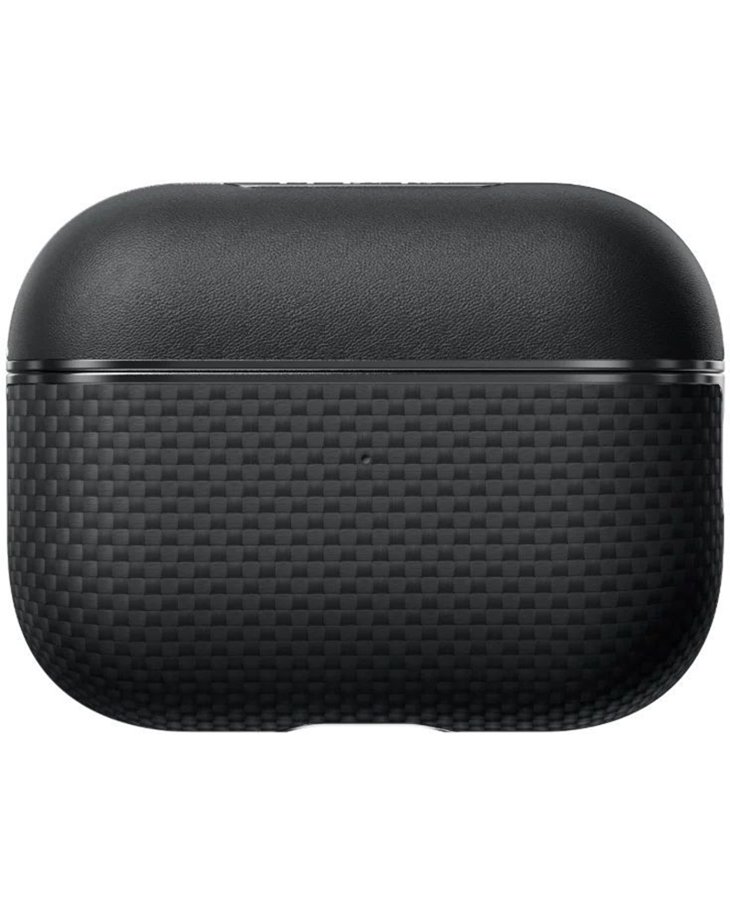 Магнітний чохол Pitaka Aramid Fiber Magnetic Case Plain Black/Grey для Airpods Pro 2nd Gen (APM2401)
