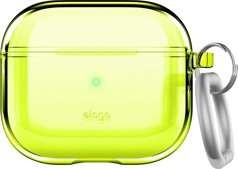 Чехол Elago Clear Case Neon Yellow для Airpods 3rd Gen