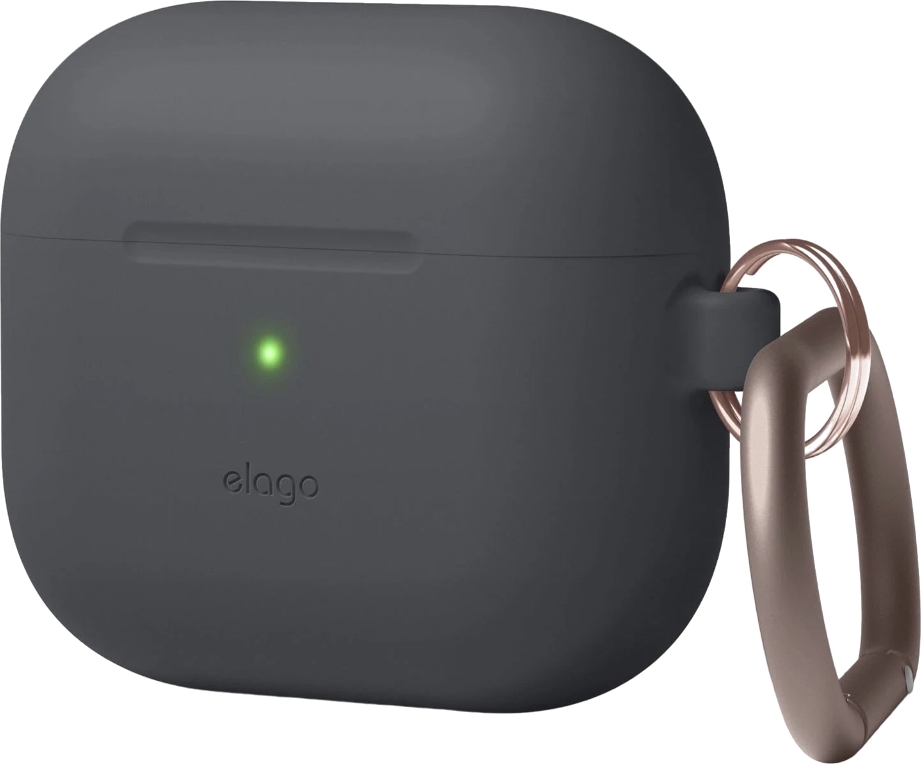 Чехол Elago Hang Silicone Case Dark Grey для Airpods 3rd Gen