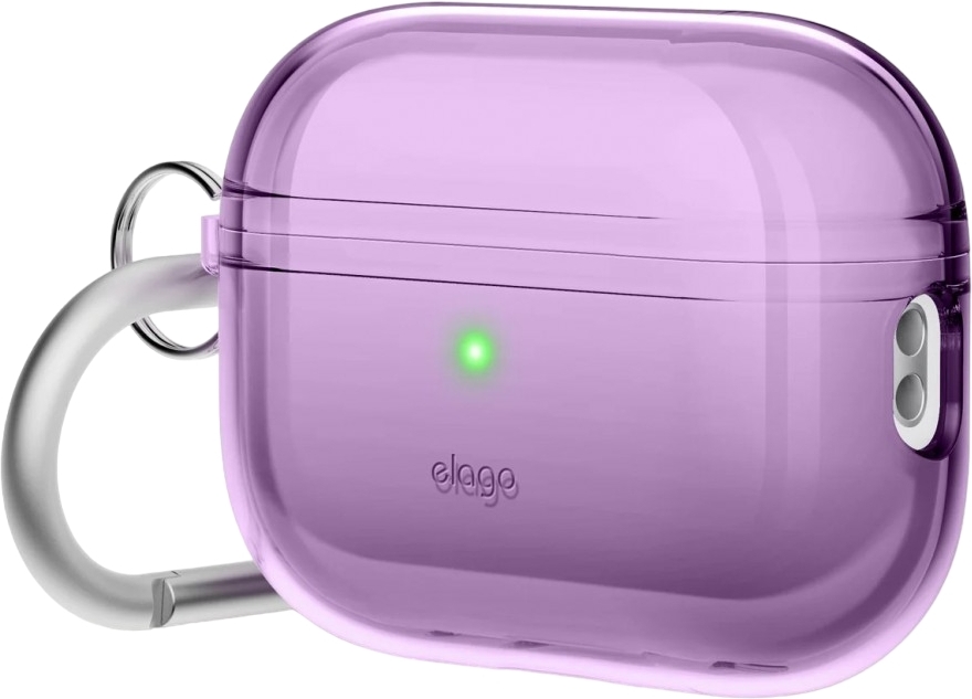 Чехол Elago Clear Hang Case Deep Purple для Airpods Pro 2nd Gen