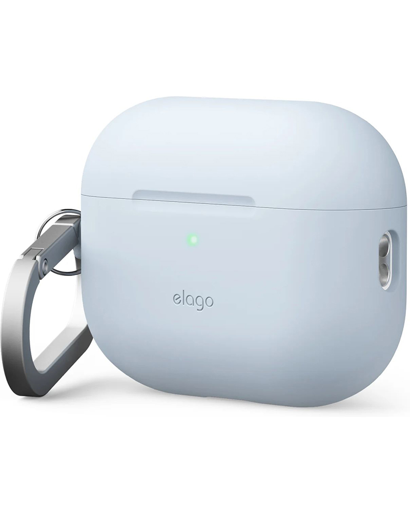 Чехол Elago Silicone Hang для AirPods Pro 3 Light Blue