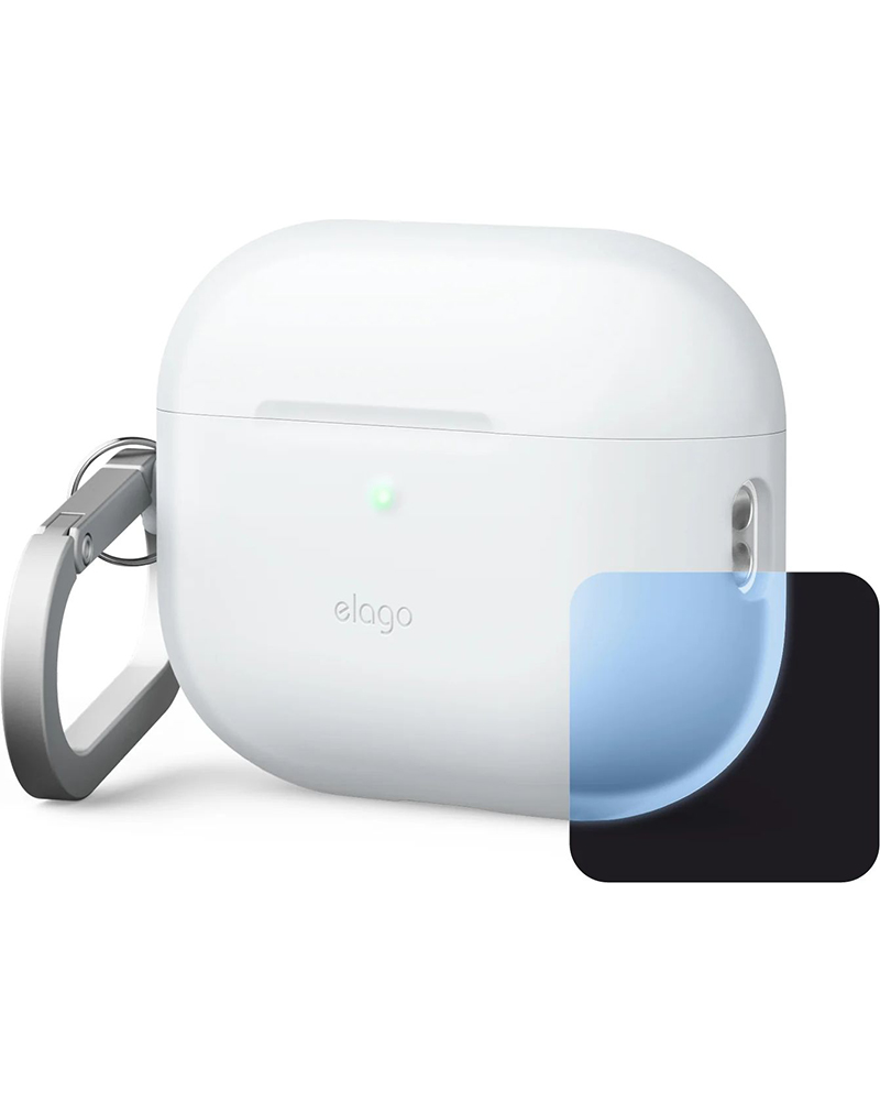 Чехол Elago Silicone Hang для AirPods Pro 3 Nightglow Blue