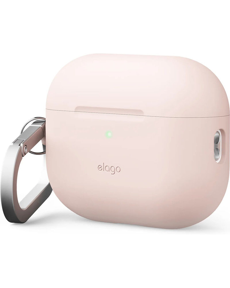 Чехол Elago Silicone Hang для AirPods Pro 3 Sand Pink