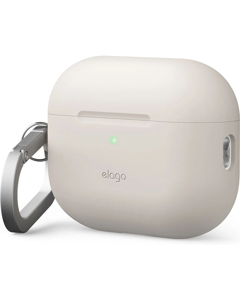 Чехол Elago Silicone Hang для AirPods Pro 3 Stone