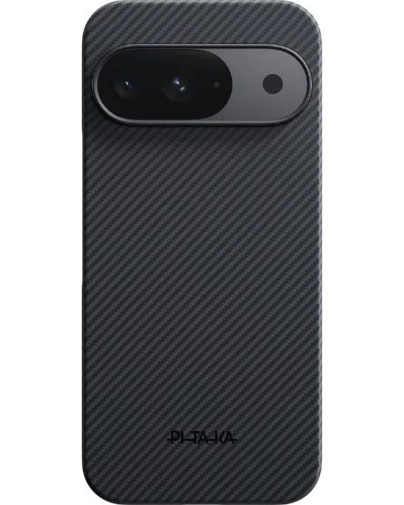 Чехол Pitaka Ultra-Slim Classic Twill 600D Black/Grey для Google Pixel 10/10 Pro (GPB2501)