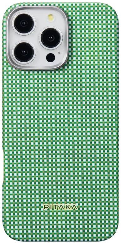 Чехол Pitaka Ultra-Slim Case Classic Forest Green for iPhone 16 Pro (KI1601PFOR) - 3 - 1
