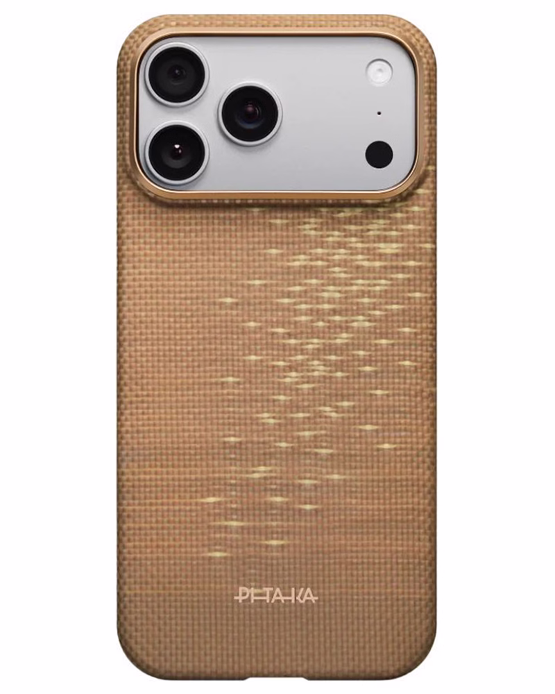 Чехол Pitaka Ultra-Slim Golden Glint для iPhone 17 Pro