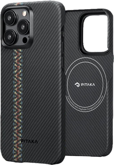 Чехол Pitaka MagEZ Case 4 Fusion Weaving Rhapsody для iPhone 15 Pro (FR1501P)