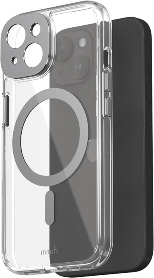 Чехол-накладка Moshi iGlaze Slim Hardshell Case Meteorite Gray для iPhone 15