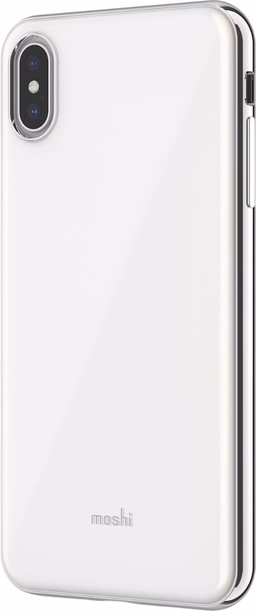  sliding Чохол-накладка Moshi iGlaze Slim Hardshell Case Pearl White для iPhone XS Max