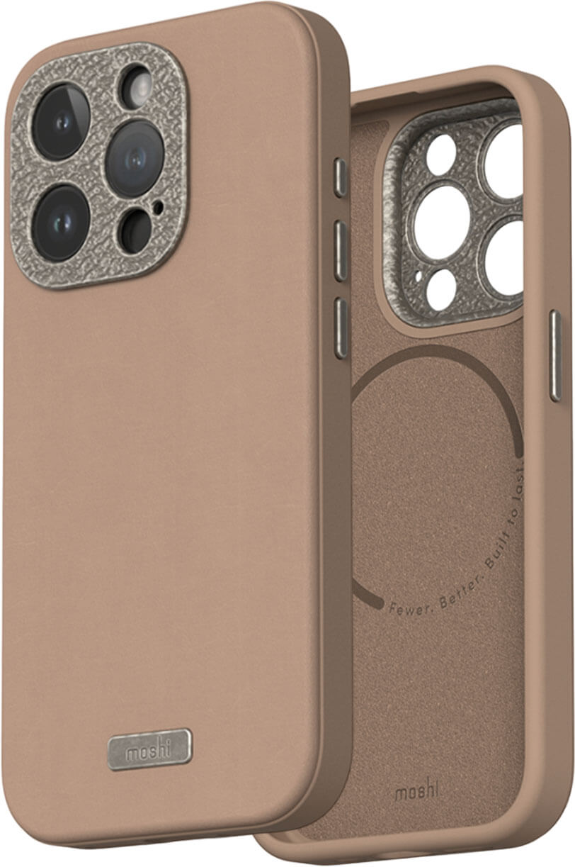 Чехол-накладка Moshi Napa Slim Hardshell Case Woodsmoke Brown для iPhone 15 Pro