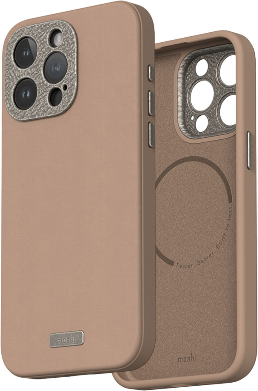 Чехол-накладка Moshi Napa Slim Hardshell Case Woodsmoke Brown для iPhone 15 Pro Max - 3 - 1