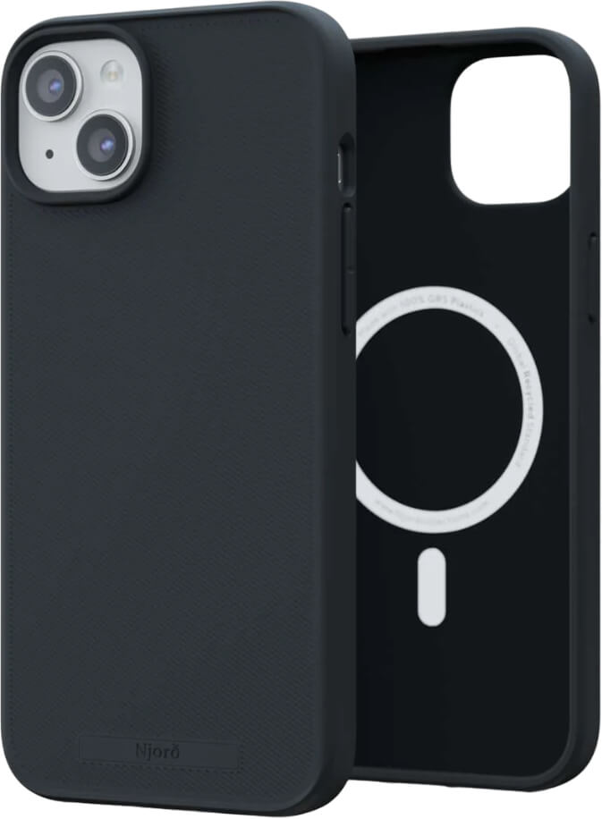 Чехол-накладка Njord 100% GRS MagSafe Case Black для iPhone 15 Plus