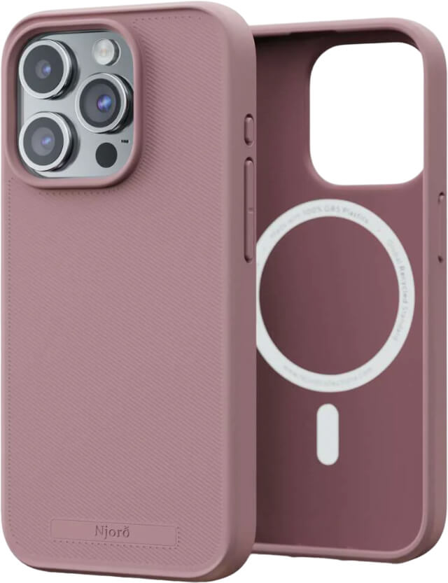 Чехол-накладка Njord 100% GRS MagSafe Case Pink Blush для iPhone 15 Pro
