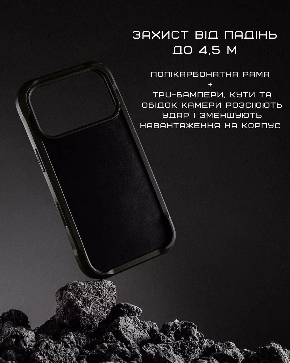 Кожаный чехол Nomad Rugged Horween Black для iPhone 17 Pro Кожаный чехол Nomad Rugged Horween Black для iPhone 17 Pro - 1 - 2