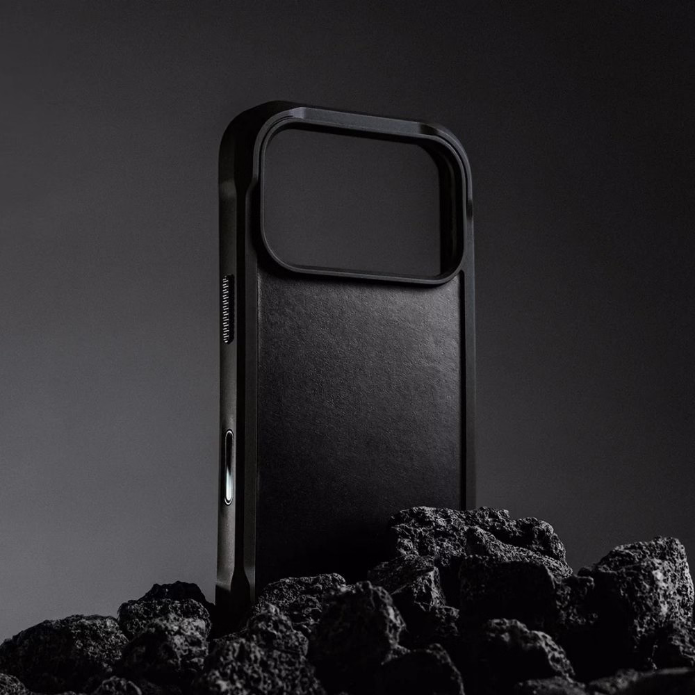 Кожаный чехол Nomad Rugged Horween Black для iPhone 17 Pro - 5