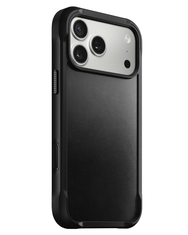Кожаный чехол Nomad Rugged Horween Black для iPhone 17 Pro - 3 - 1