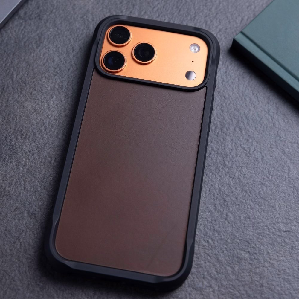 Шкіряний чохол Nomad Rugged Horween Rustic Brown для iPhone 17 Pro Max - 2