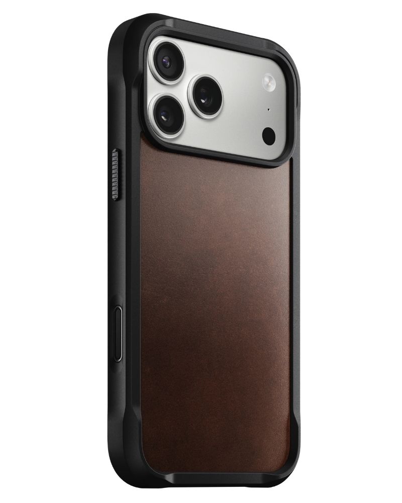 Шкіряний чохол Nomad Rugged Horween Rustic Brown для iPhone 17 Pro Max - 3 - 1