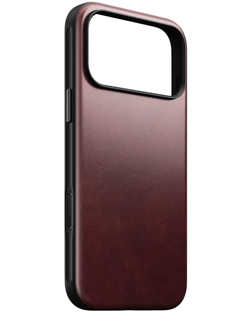 Шкіряний чохол Nomad Modern Horween Burgundy для iPhone 17 Pro Max - 3 - 1