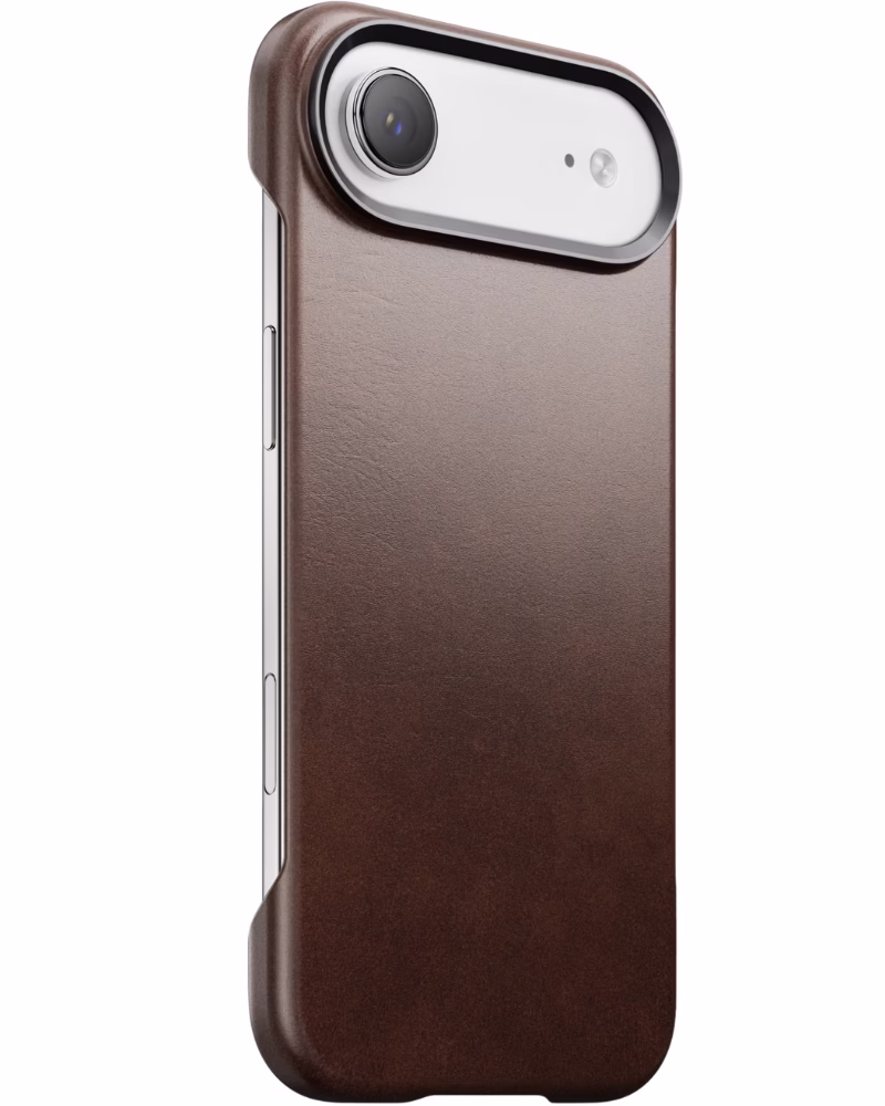 sliding Шкіряний чохол Nomad Traditional Horween Rustic Brown для iPhone Air