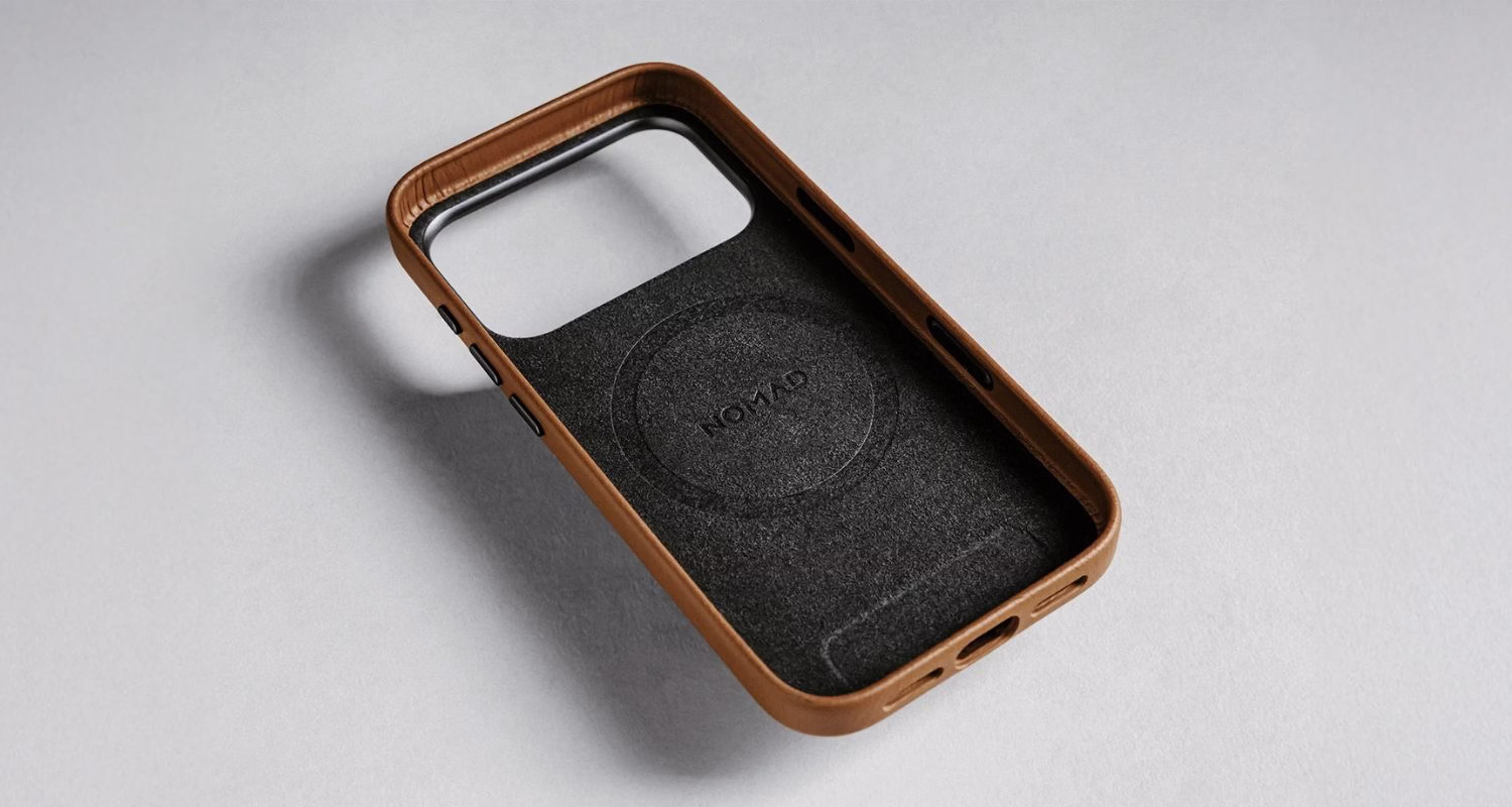 Шкіряний чохол Nomad Traditional English Tan для iPhone 17 Pro Max - 3