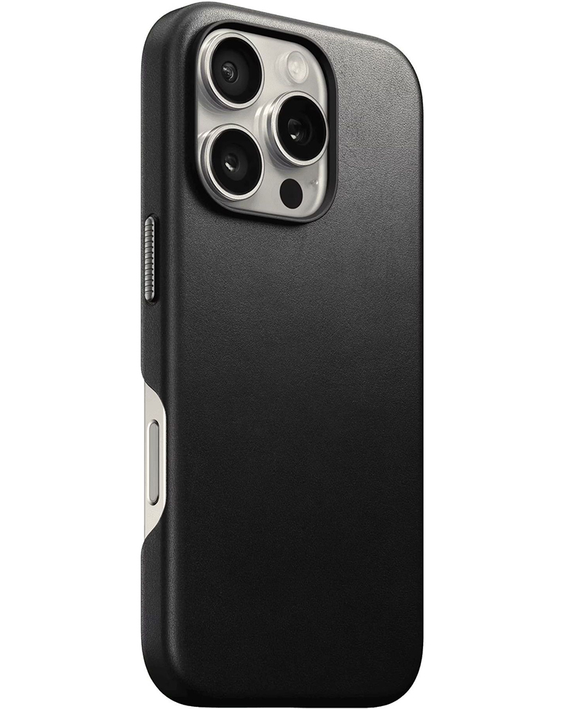 Чохол Nomad Traditional Leather Case Black Horween for iPhone 16 Pro (NM01395485) - 3 - 1