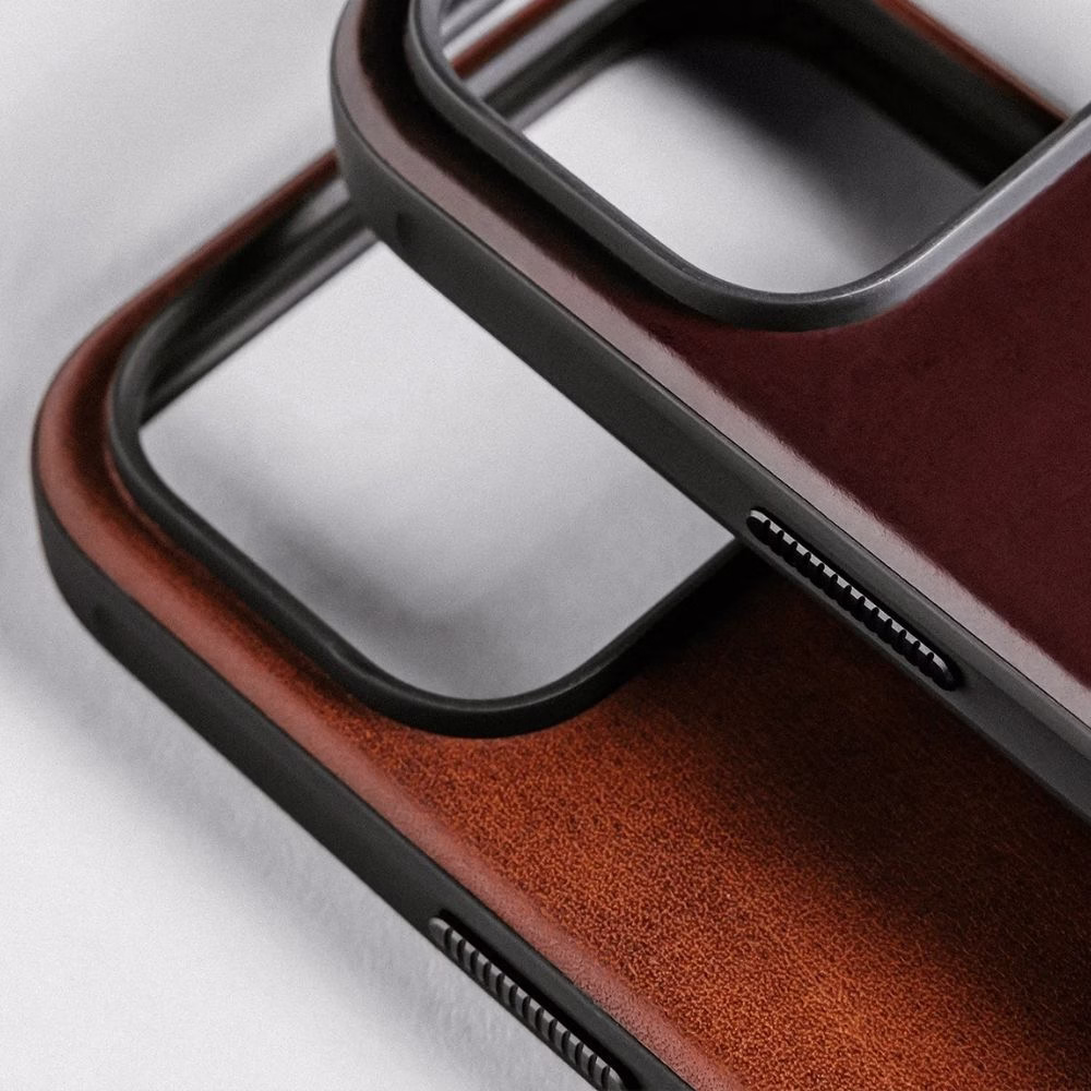 Кожаный чехол Nomad Modern Horween Olde Dublin для iPhone 17 Pro - 6