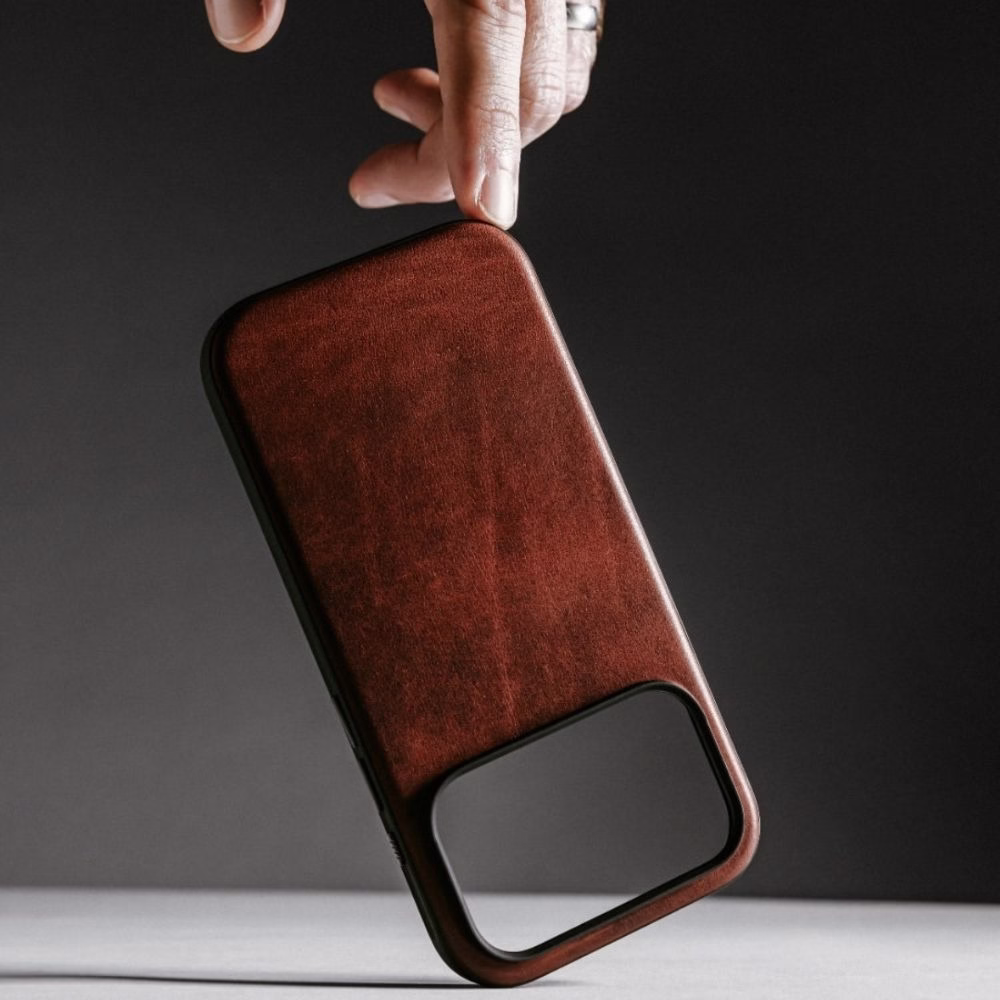 Кожаный чехол Nomad Modern Horween Olde Dublin для iPhone 17 Pro - 8