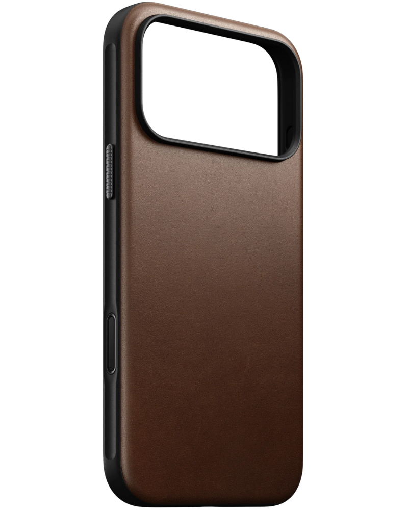 Шкіряний чохол Nomad Modern Brown для iPhone 17 Pro - 3 - 1