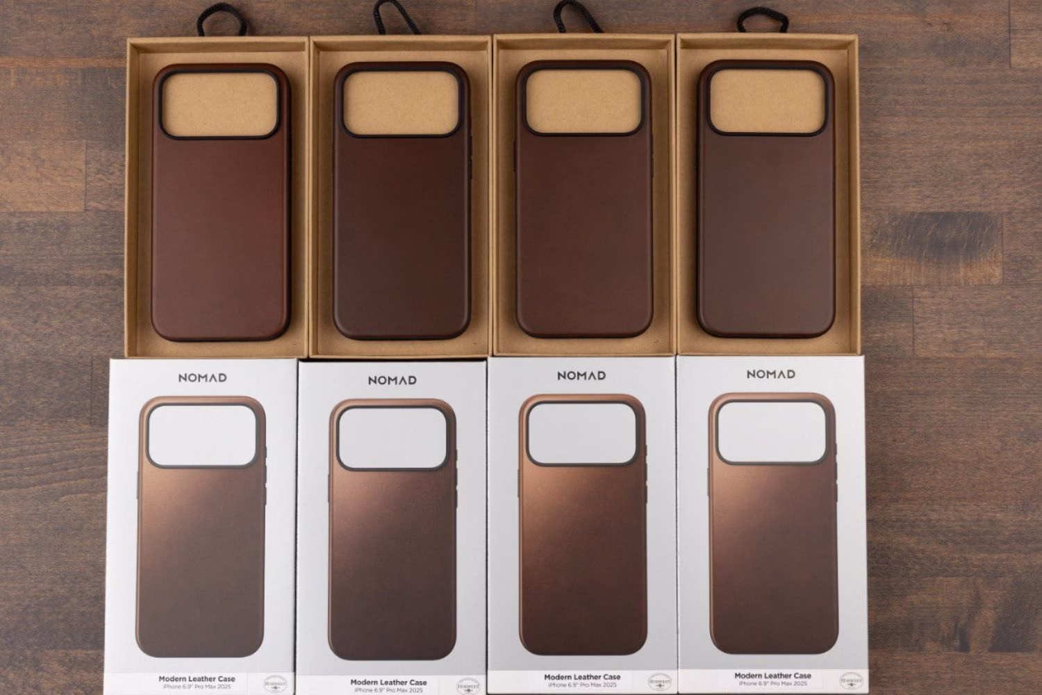 Шкіряний чохол Nomad Modern Horween Rustic Brown для iPhone 17 Pro - 4