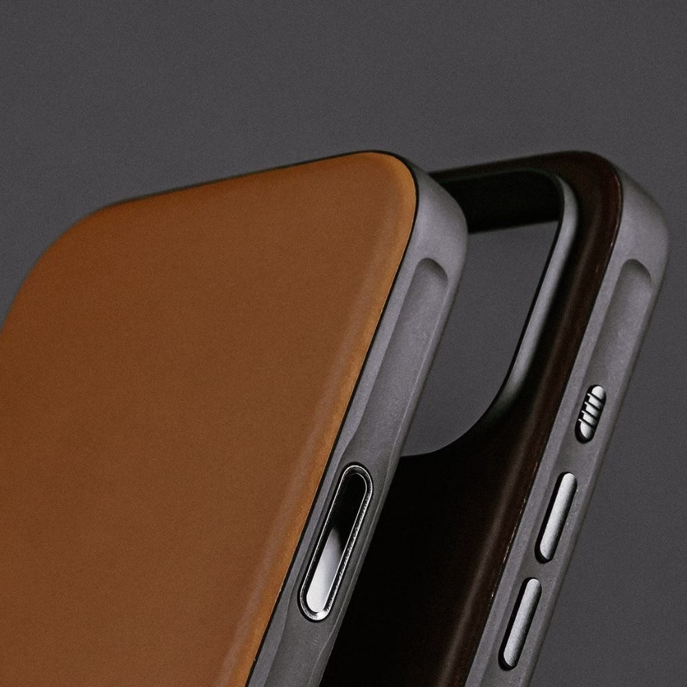 Шкіряний чохол Nomad Modern English Tan для iPhone 17 Pro Max - 4