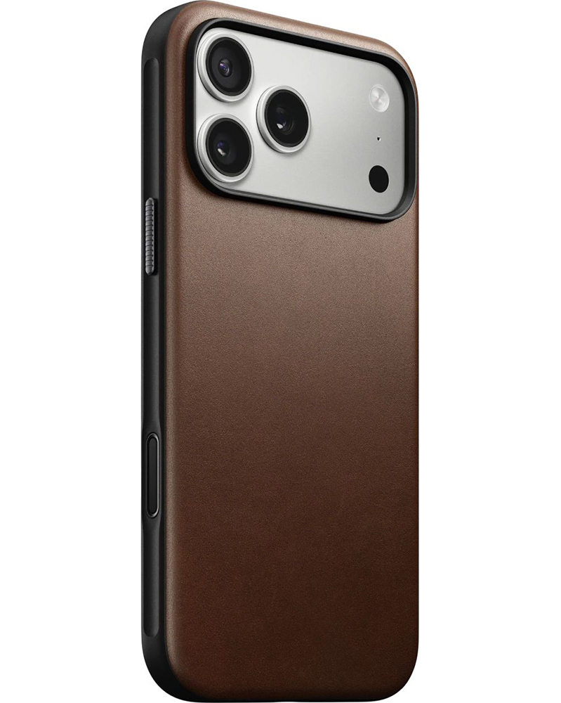 Шкіряний чохол Nomad Modern Brown для iPhone 17 Pro Max