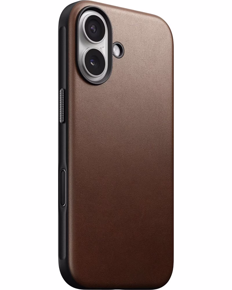 Кожаный чехол Nomad Modern Brown для iPhone 17
