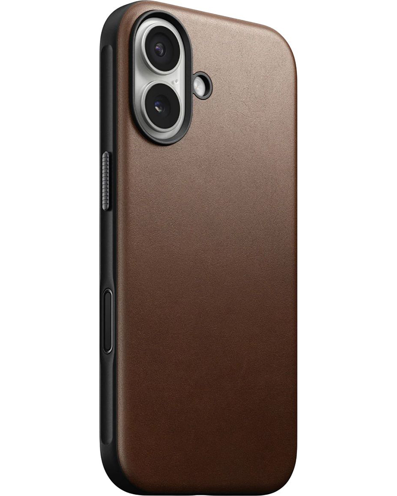 Кожаный чехол Nomad Modern Brown для iPhone 17