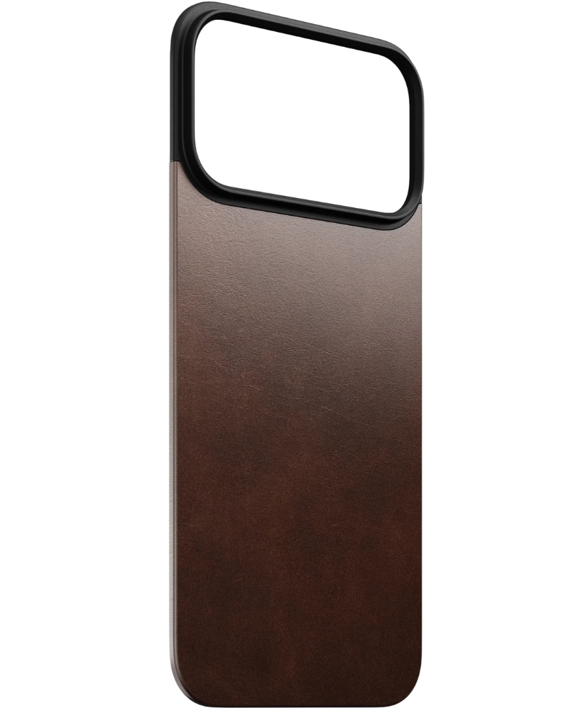 Шкіряний чохол Nomad Magnetic Horween Rustic Brown для iPhone 17 Pro - 3 - 1