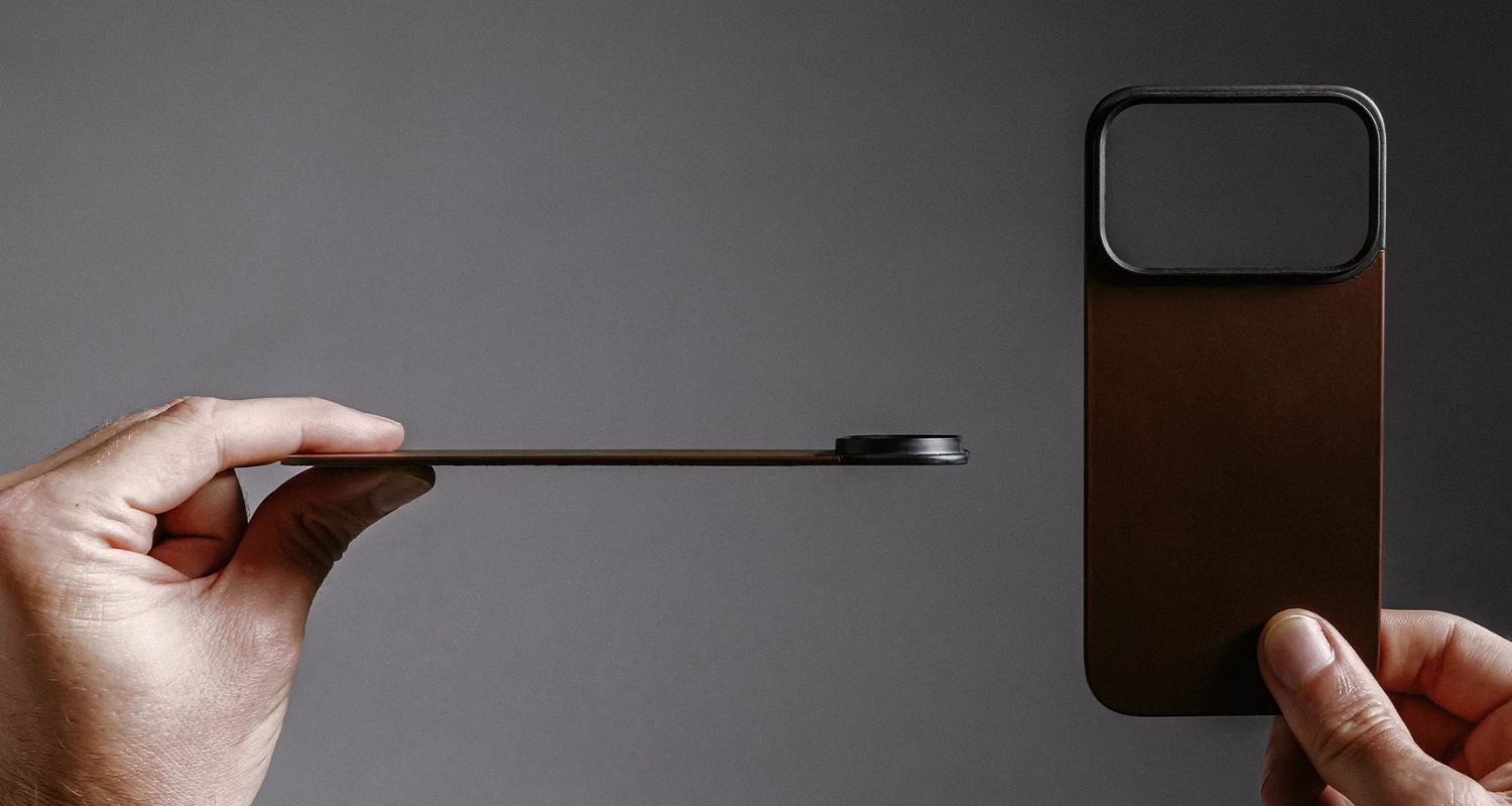 Шкіряний чохол Nomad Magnetic Horween Rustic Brown для iPhone 17 Pro Max - 3