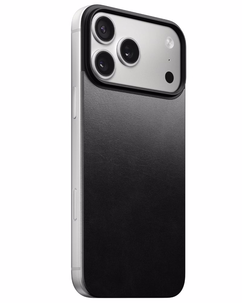 Кожаный чехол Nomad Magnetic Horween Black для iPhone 17 Pro Max