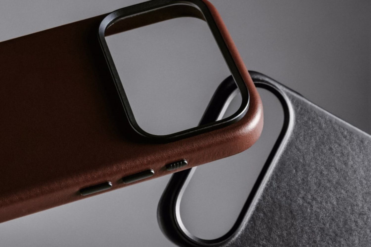 Кожаный чехол Nomad Modern Black для iPhone 17 Pro Max - 6