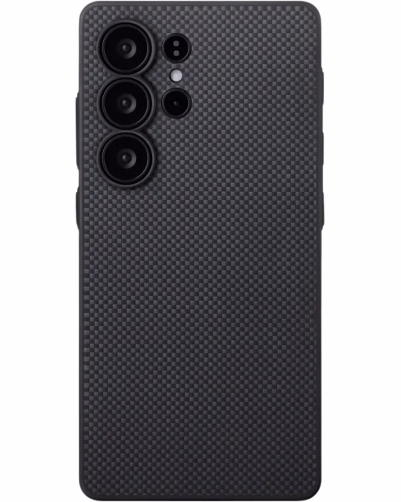 Чехол Pitaka PinButton Case Plain 600D Black/Grey for Samsung Galaxy S25 Ultra (PBS2501U)