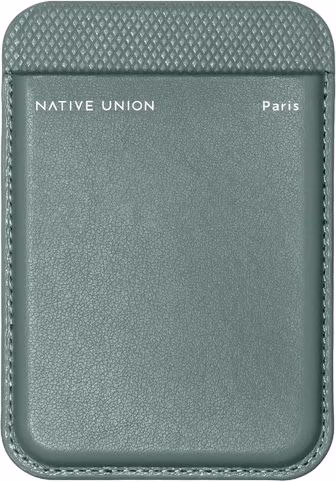 sliding Магнітний картхолдер Native Union (RE) Classic Slate Green (RECLA-GRN-WAL)