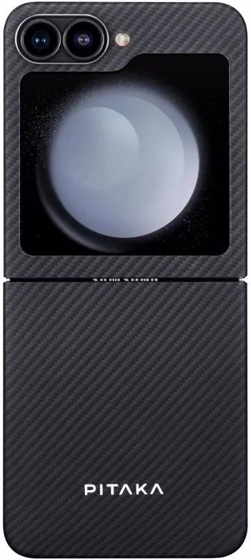 Чехол Pitaka MagEZ Case 5 Twill Black/Grey for Samsung Galaxy Z Flip 6 (FBFLIP6)
