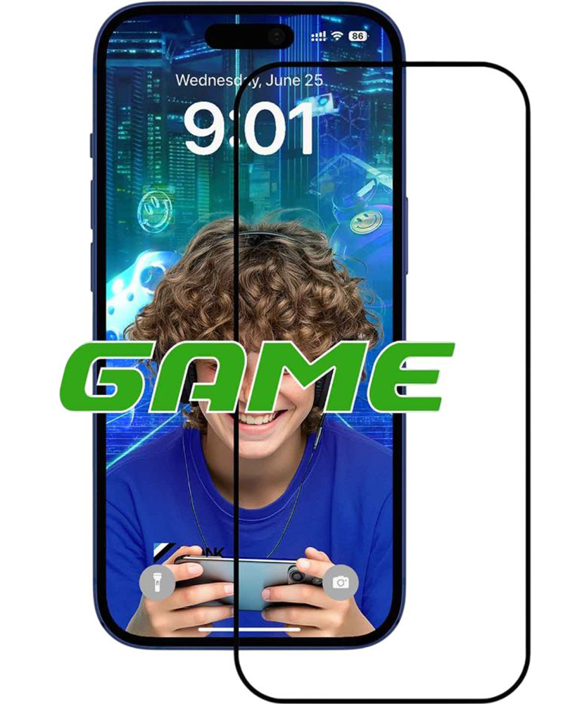 Защитное стекло Anank 2.5D от отпечатков пальцев для iPhone 17 Pro Max - 3 - 2